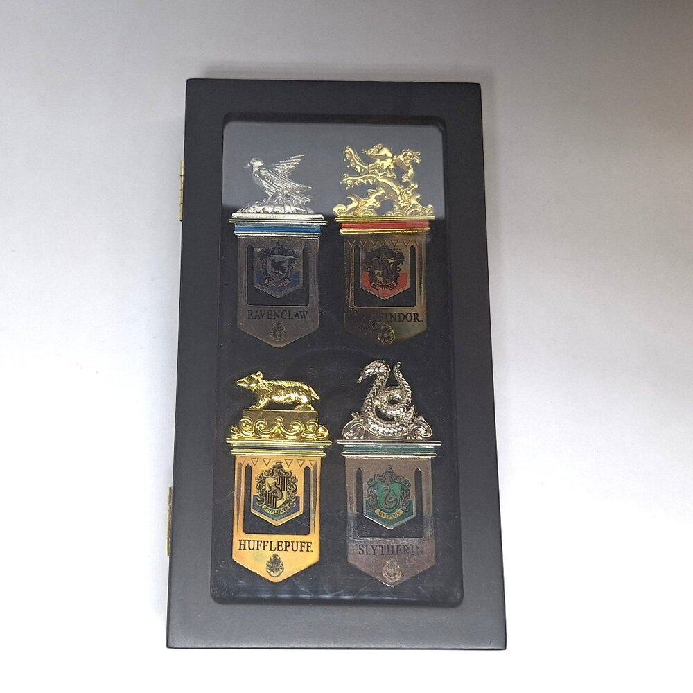 Harry Potter Box Set Hogwarts House Metal Bookmarks